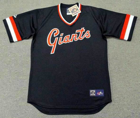 SAN FRANCISCO GIANTS 1980's Majestic Cooperstown Throwback Away ...