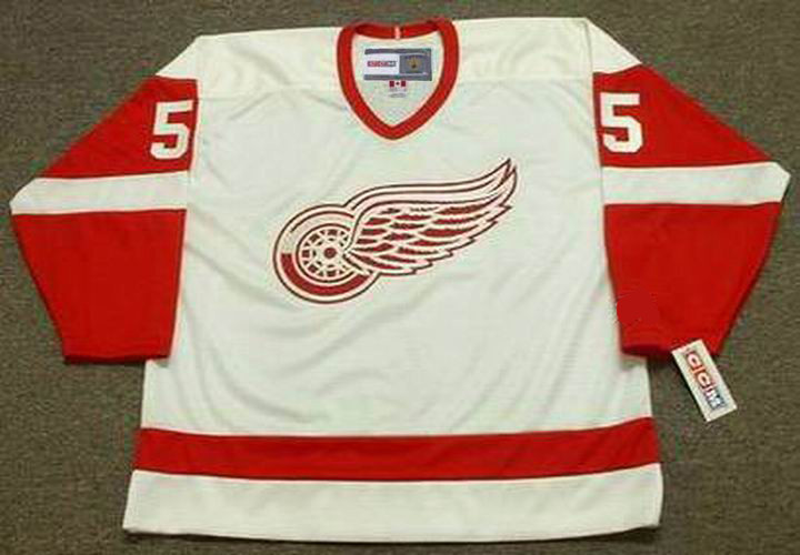 retro red wings jersey