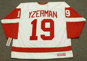 STEVE YZERMAN Detroit Red Wings 2002 Home CCM Throwback Hockey Jersey - BACK