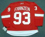 JOHAN FRANZEN Detroit Red Wings 2010 REEBOK Throwback Home NHL Hockey Jersey