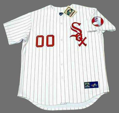 Custom 1970's Chicago White Sox Majestic Away Cooperstown MLB Jersey