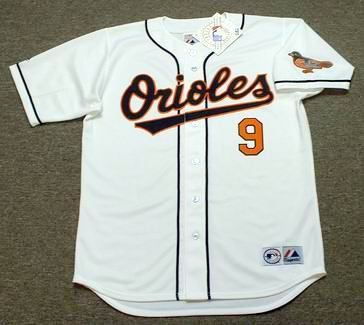 Vtg #9 BRADY ANDERSON Baltimore Orioles MLB Majestic Jersey L