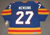 JOHN WENSINK Colorado Rockies 1981 CCM Vintage Throwback NHL Hockey Jersey