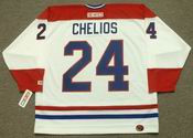 CHRIS CHELIOS Montreal Canadiens 1990 CCM Throwback Home NHL Jersey