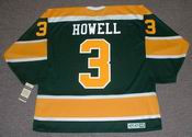 HARRY HOWELL California Golden Seals 1970 CCM Vintage Throwback NHL Jersey