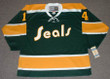 Craig Patrick 1972 California Golden Seals Vintage NHL Throwback Hockey Jersey - FRONT