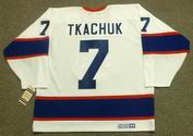 KEITH TKACHUK Winnipeg Jets 1993 CCM Vintage Throwback Home NHL Hockey Jersey
