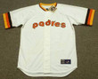 GRAIG NETTLES San Diego Padres 1984 Home Majestic Baseball Throwback Jersey - FRONT