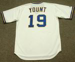 ROBIN YOUNT Milwaukee Brewers 1974 Majestic Cooperstown Throwback Home Jersey