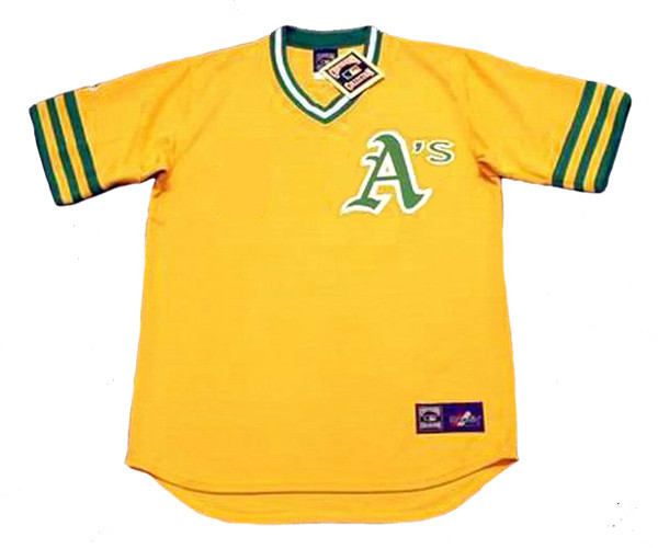 MAJESTIC ROLLIE FINGERS Oakland Athletics 1974 Throwback Baseball Jersey