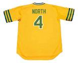 BILL NORTH Oakland Athletics 1974 Majestic Cooperstown Throwback Baseball Jersey