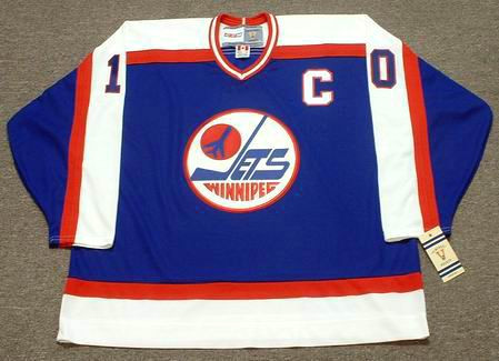 Dale Hawerchuk 1989 Winnipeg Jets 1989 Vintage Away Throwback Nhl Hockey Jersey