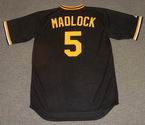 BILL MADLOCK Pittsburgh Pirates 1982 Majestic Cooperstown Throwback Baseball Jersey