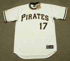 DOCK ELLIS Pittsburgh Pirates 1971 Home Majestic Throwback Baseball Jersey - FRONT