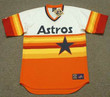 CESAR CEDENO Houston Astros 1980 Home Majestic Baseball Throwback Jersey - FRONT