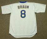 RYAN BRAUN Milwaukee Brewers 1980's Majestic Cooperstown Throwback Home Jersey