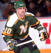 DINO CICCARELLI Minnesota North Stars 1988 Away CCM NHL Vintage Throwback Jersey - ACTION