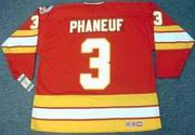 DION PHANEUF Calgary Flames 1989 CCM Vintage Throwback Away NHL Hockey Jersey