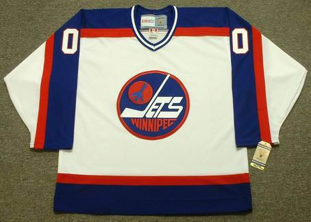 WINNIPEG JETS 1980's CCM Vintage Home Jersey Customized ...