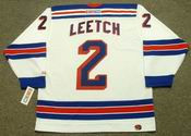 BRIAN LEETCH New York Rangers 2004 CCM Throwback Home NHL Jersey