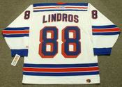ERIC LINDROS New York Rangers 2002 CCM Throwback Home NHL Jersey
