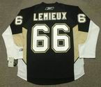 MARIO LEMIEUX Pittsburgh Penguins 2005 Reebok Throwback NHL Hockey Jersey - BACK