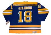 DOUG GILMOUR St. Louis Blues 1983 CCM Vintage Throwback NHL Hockey Jersey - BACK