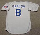Andre Dawson 1990 Chicago Cubs Majestic MLB Throwback Away Jersey - BACK