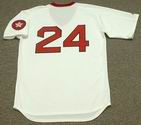 DWIGHT EVANS Boston Red Sox 1975 Majestic Cooperstown Throwback Baseball Jersey