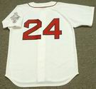 DWIGHT EVANS Boston Red Sox 1987 Majestic Throwback Home Baseball Jersey