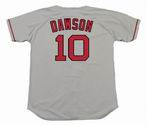 Andre Dawson 1993 Boston Red Sox Majestic MLB Away Throwback Jersey - BACK