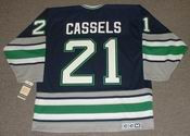 ANDREW CASSELS 1995 Away CCM Hartford Whalers Hockey Jersey - BACK