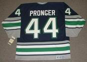 CHRIS PRONGER 1993 Away CCM Hartford Whalers Hockey Jersey - BACK