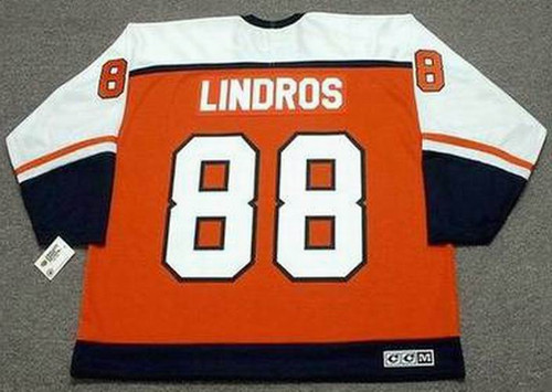 ERIC LINDROS Philadelphia Flyers 1997 CCM Throwback Away