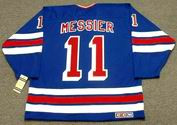 MARK MESSIER New York Rangers 1990's CCM Vintage Throwback NHL Hockey Jersey