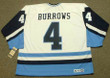 Dave Burrows 1977 Pittsburgh Penguins NHL Throwback Hockey Home Jersey - BACK