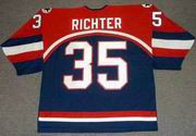 MIKE RICHTER 2002 USA Nike Olympic Throwback Hockey Jersey