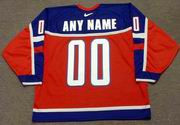 Russia 2002 Nike Olympic Hockey Jersey  Customized "Any Name & Numbers"