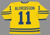DANIEL ALFREDSSON 2002 Team Sweden Nike Olympic Throwback Hockey Jersey