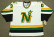 JON CASEY Minnesota North Stars 1989 Home CCM NHL Vintage Throwback Jersey - FRONT