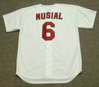 STAN MUSIAL St. Louis Cardinals 1962 Majestic Cooperstown Throwback Home Baseball Jersey