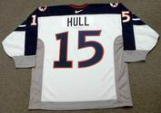Brett Hull 1998 Team USA Olympic Nike Throwback Hockey Jersey - BACK