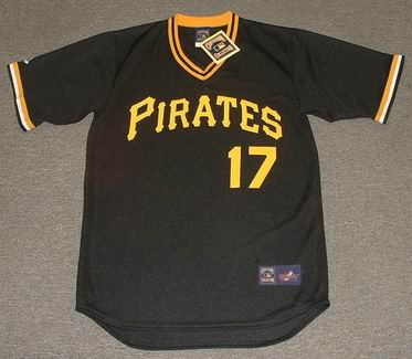 Authentic Pittsburgh Pirates Dock Ellis Majestic Cool Base Road Cooperstown  Collection Jersey - Gray