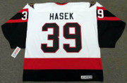 DOMINIK HASEK Ottawa Senators 2005 CCM Throwback NHL Hockey Jersey - BACK
