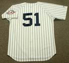 Bernie Williams 2003 New York Yankees MLB Home Throwback Baseball Jersey - BACK