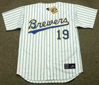 ROBIN YOUNT Milwaukee Brewers 1993 Majestic Cooperstown Home Jersey