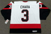 ZDENO CHARA Ottawa Senators 2002 CCM Throwback NHL Hockey Jersey - BACK
