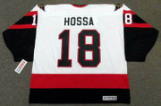 MARIAN HOSSA Ottawa Senators 2002 CCM Throwback NHL Hockey Jersey - BACK