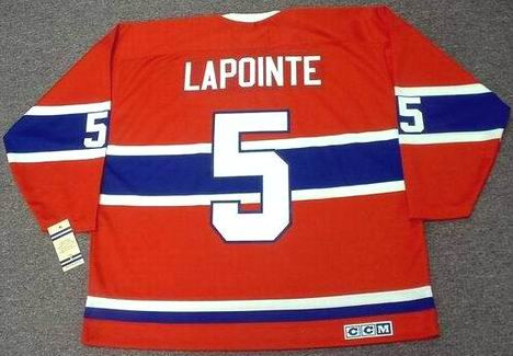 GUY LAPOINTE Montreal Canadiens 1971 CCM Vintage Throwback NHL Hockey