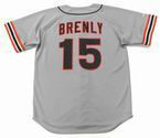 BOB BRENLY San Francisco Giants 1987 Majestic Cooperstown Away Baseball Jersey